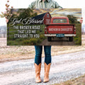Custom Vintage Truck Couple Sign V by Tailored Canvases