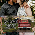 Custom Vintage Truck Couple Sign V by Tailored Canvases