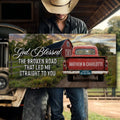 Custom Vintage Truck Couple Sign V by Tailored Canvases