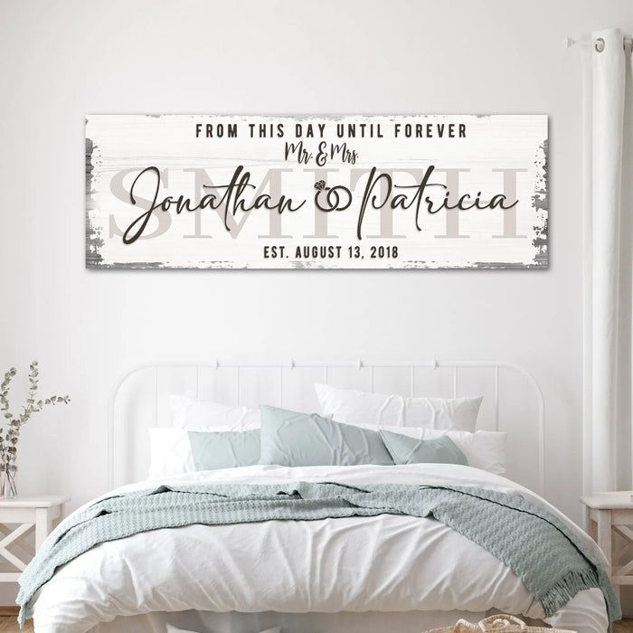 Custom Wedding Sign II by Tailored Canvases