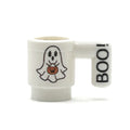 Boo! Ghost w/ Pumpkin Mug for Minifigs made using LEGO part by B3 Customs