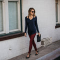 Cut Loose Long Sleeve Shirt by DailySale