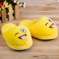 Cute And Fun Plush Emoji Slippers by DailySale