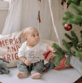 long sleeve graphic bodysuit | christmas cookie by Finn + Emma