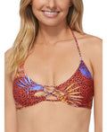 Raisins Juniors Nomad Costa Halter Bikini Top, Size Large by Vanessa Jane