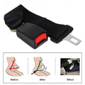 Universal Car Seat Belt Extension Safety Belt Extender with Buckle Clip Suitable for Pregnancy or Larger Body Types by DailySale