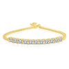 CZ Bar Curb Bracelet