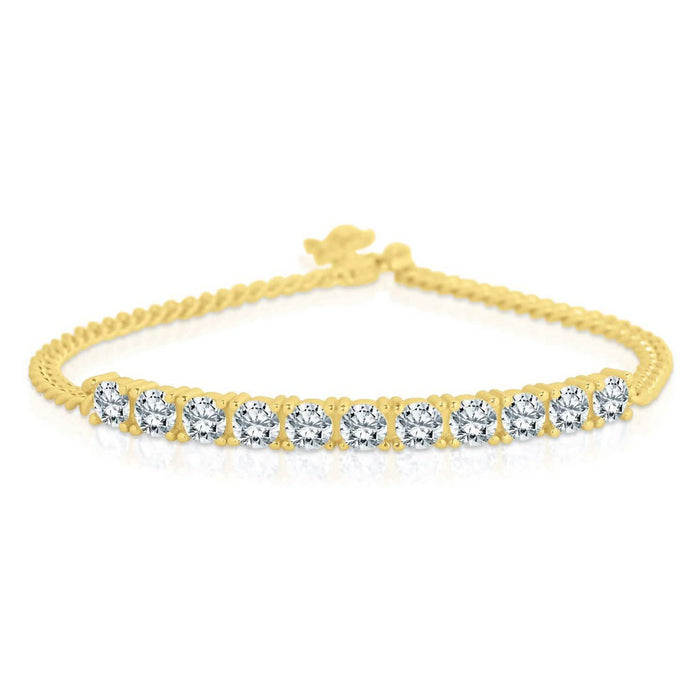 CZ Bar Curb Bracelet by DailySale