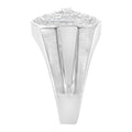 14K White Gold Men's 1 CTTW Diamond Band Ring by Bids.com