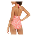 Michael Michael Kors Women’s Coral Printed Stretch Removable Cups Lined Deep by Vanessa Jane
