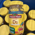 Nature Made D3 5000 IU 200 Gummies Exp. 05/2026 by Price Is Right Miami