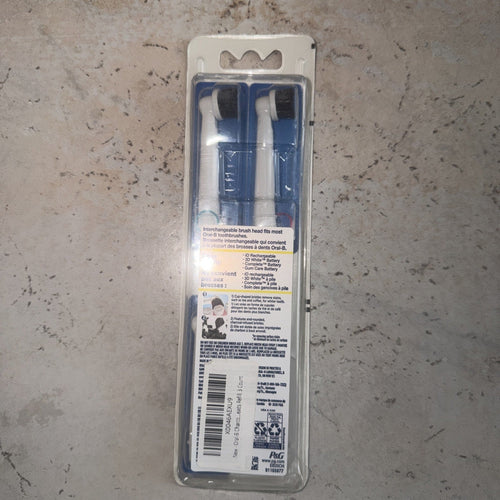Oral-B Charcoal Infused Replacement Tooth Brush 3 Heads Whitening GENUINE NEW by Price Is Right Miami