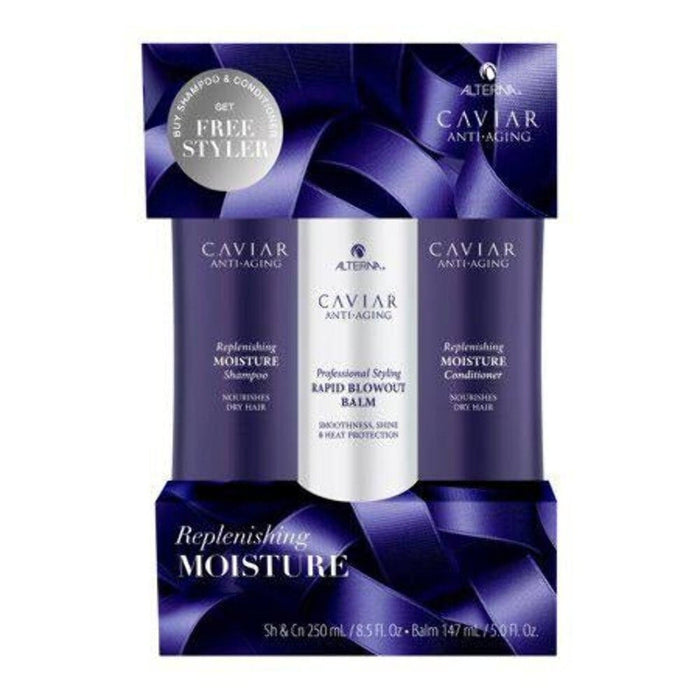 Alterna Caviar Anti-Aging Replenishing Moisture Set with Balm by Price Is Right Miami