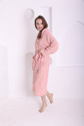 Muslin Pink Bathrobe by NoaPure.com