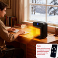 Space Heater for Indoor Use – 1500W Ceramic with Remote & Timer by DailySale