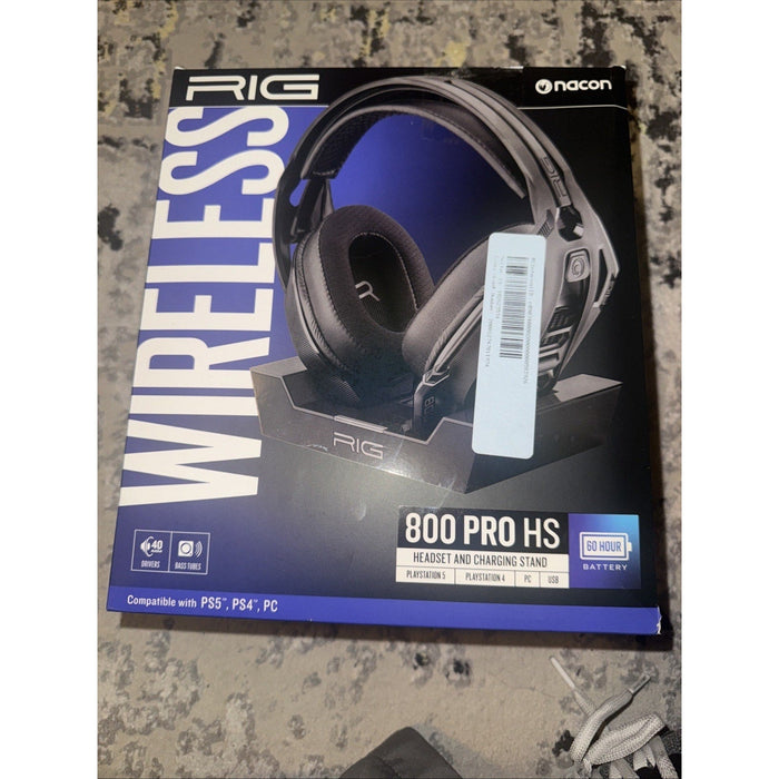 RIG 800 Pro HS Wireless Gaming Headset with Charging Stand, Black by Price Is Right Miami