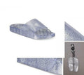 I.n.c. Glitter Jelly Pool Slides, Silver Glitter by Vanessa Jane