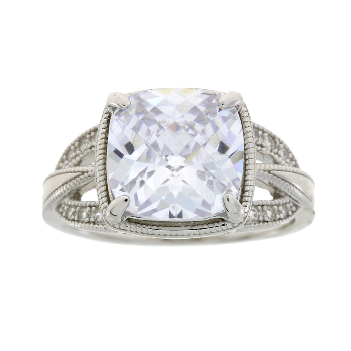 Cubic Zirconium Ring Sterling Silver by Bids.com