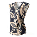 Alfani Wrap-Style Botanical-Print Top, Size Medium by Vanessa Jane