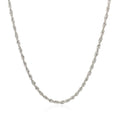 2.0mm 14k White Gold Light Rope Chain by Bids.com