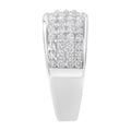 14K White Gold Round Cut Diamond Ring (1.0 Cttw, H-I Color, SI2-I1 Clarity) - Size 6-1/2 by Bids.com