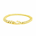 14K Yellow Gold Cuban Link Bracelet by Bids.com