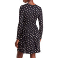Aqua Floral Print Cutout Knit Mini Dress by Vanessa Jane