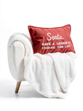 Lacourte Santa Cookie List Decorative Pillow, 14″ x 24″ by Vanessa Jane
