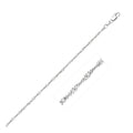 14k White Gold Singapore Chain 1.7mm by Bids.com