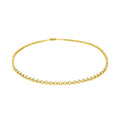 2.3mm 10k Yellow Gold Rolo Anklet by Bids.com