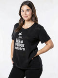 NY Collection Women's Plus Graphic Tee Knit Top, Size 1X by Vanessa Jane