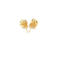10k Yellow Gold Love Knot Stud Earrings by Bids.com
