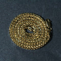2.7mm 14k Yellow Gold Lite Diamond Cut Round Franco Chain by Bids.com
