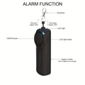 Personal Safety Alarm with LED Flashlight – Keychain Emergency Security Device by DailySale