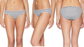 LAUREN Ralph Lauren Harrison Stripes Reversible Hipster Bottom,Size 10 by Vanessa Jane
