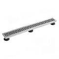Oatey Designline 28 in. Linear Shower Drain Wave Grate in Stainless Steel, Silve by Vanessa Jane