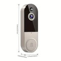 1080P HD Smart Doorbell Camera with AI Detection & Night Vision by DailySale