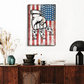 Dad Fist Bump Father's Day Gift Sign by Tailored Canvases