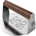 DAD The Grill Boss BBQ Press Grilling Stainless Steel Smash Burger Press by DailySale