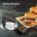 DAD The Grill Boss BBQ Press Grilling Stainless Steel Smash Burger Press by DailySale