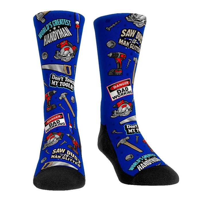 Dad, World's Greatest Handyman - All-Over by Rock 'Em Socks