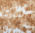 DaDa Bedding Amber Orange Brown Faux Fur Pillow Cover by DaDalogy Bedding Collection