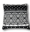 DaDa Bedding Aztec Black & White Diamonds Throw Pillow Covers - 18" x 18" 2-Pack (C14800-1-CC) by DaDalogy Bedding Collection