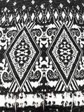DaDa Bedding Aztec Black & White Diamonds Throw Pillow Covers - 18" x 18" 2-Pack (C14800-1-CC) by DaDalogy Bedding Collection