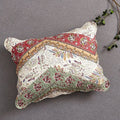 DaDa Bedding Bohemian Cranberry Sage Chevron Patchwork Floral Pillow Sham (JHW924) by DaDalogy Bedding Collection