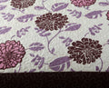 DaDa Bedding Bohemian Purple Blooms Floral Garden Pink Brown Bedspread Set (KBJ1629) by DaDalogy Bedding Collection
