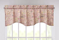 DaDa Bedding Bohemian Purple Burgundy Floral Paisley Window Curtain Valance - 18" x 52" (JHW-868) by DaDalogy Bedding Collection