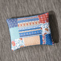 DaDa Bedding Bohemian Vibes Mediterranean Blue Patchwork Floral Pillow Sham (JHW878) by DaDalogy Bedding Collection