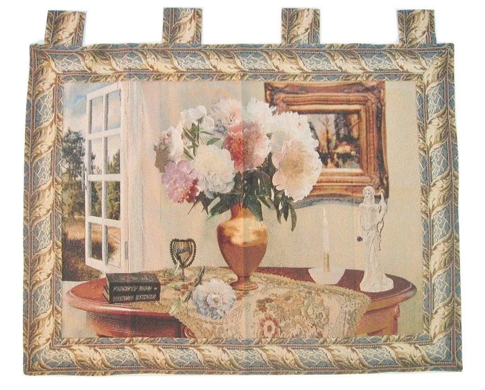 DaDa Bedding Breeze of Admiration Elegant Antique Woven Tapestry Wall Hanging - 36" x 50" by DaDalogy Bedding Collection