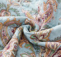 DaDa Bedding Burgundy Paisley Patchwork Cotton Quilt Set by DaDalogy Bedding Collection